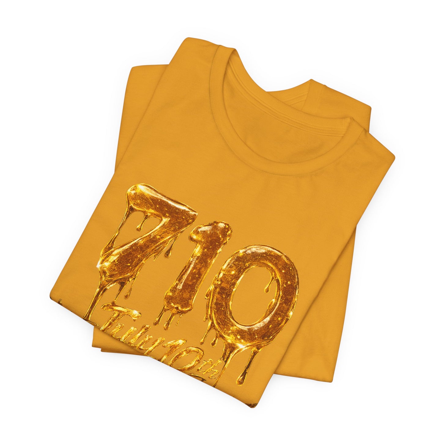 710 July 10th Dab Drip T-Shirt — "BubbaHood" Back Design