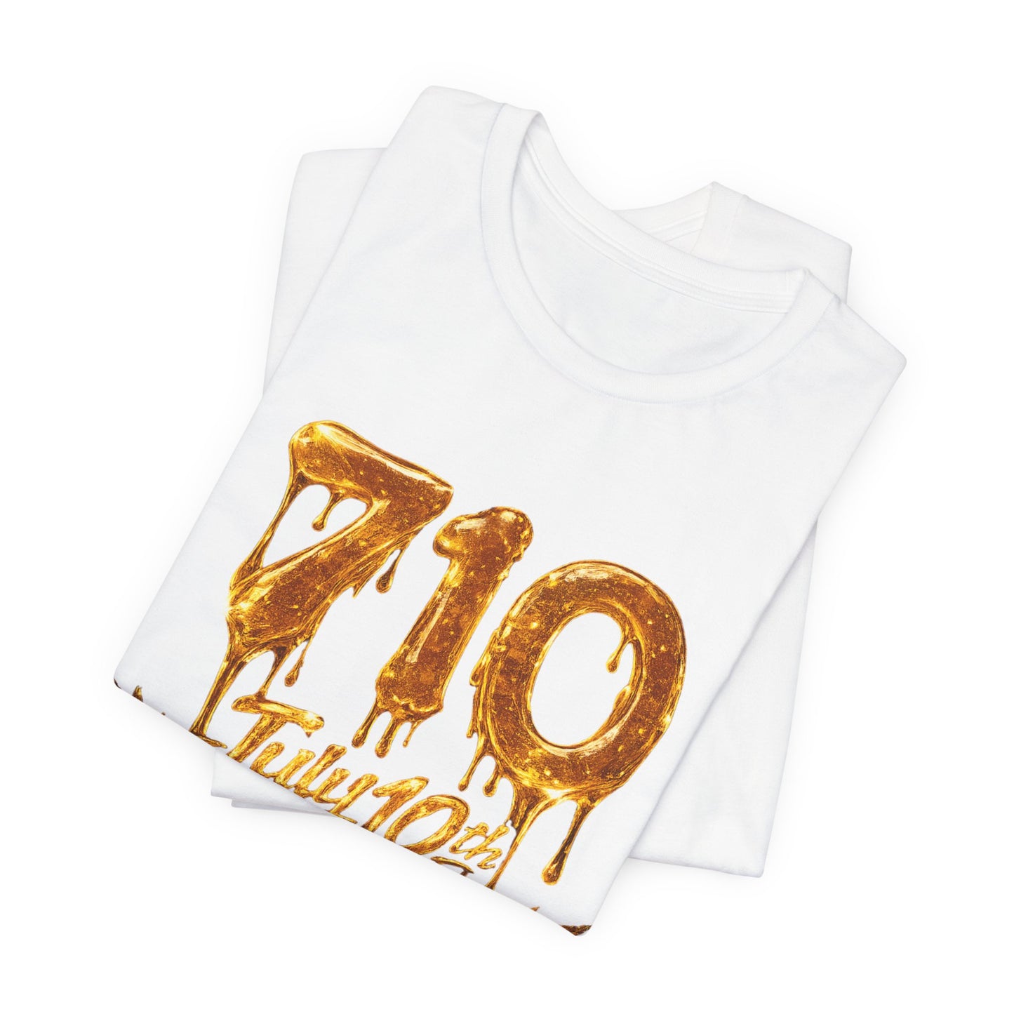 710 July 10th Dab Drip T-Shirt — "BubbaHood" Back Design