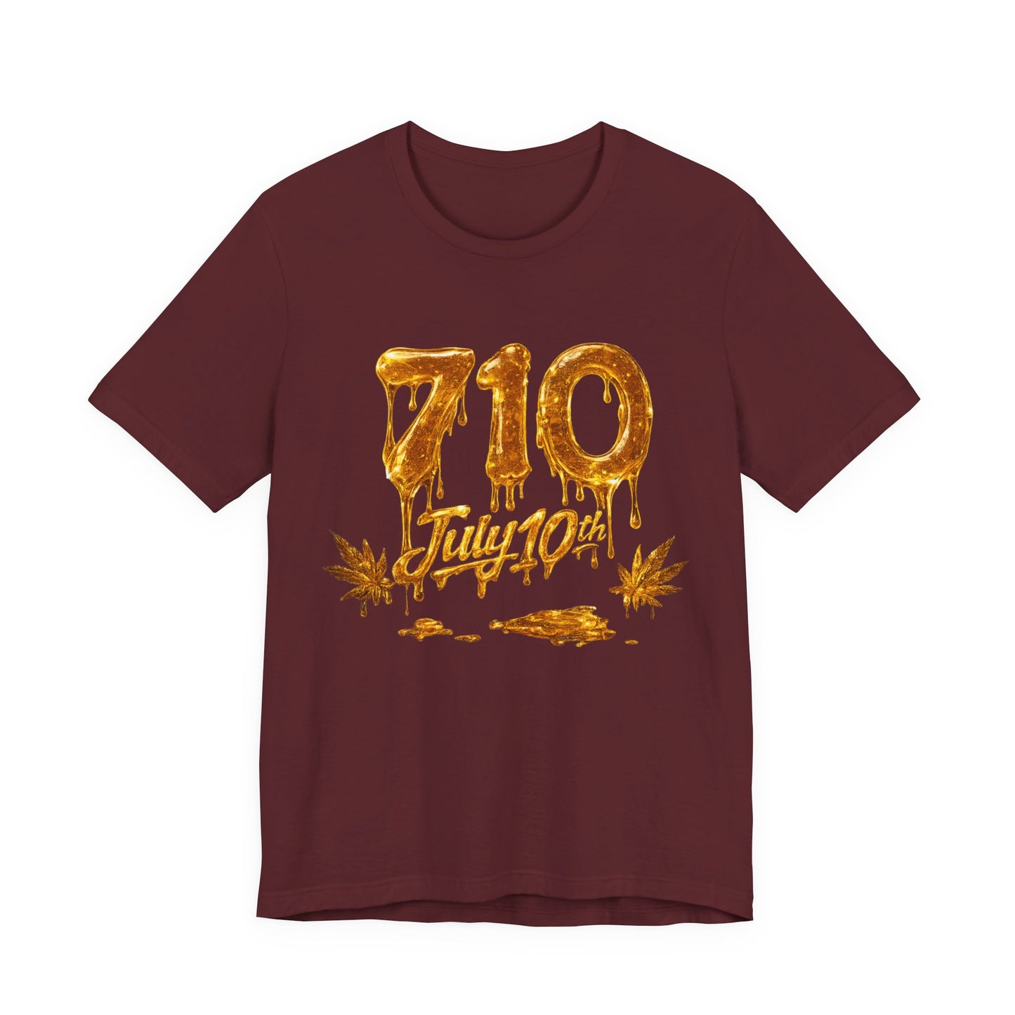 710 July 10th Dab Drip T-Shirt — "BubbaHood" Back Design