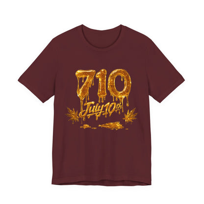 710 July 10th Dab Drip T-Shirt — "BubbaHood" Back Design