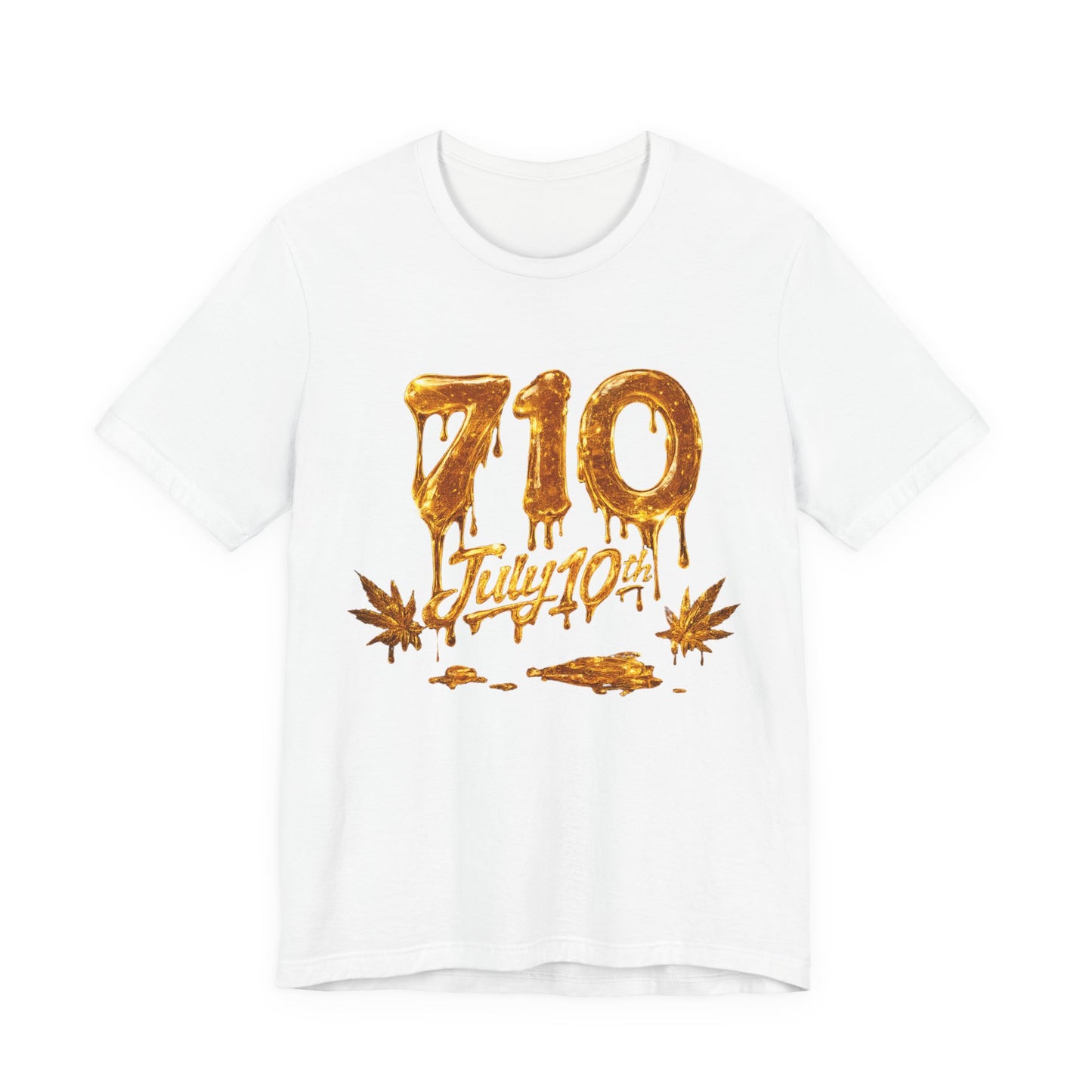 710 July 10th Dab Drip T-Shirt — "BubbaHood" Back Design
