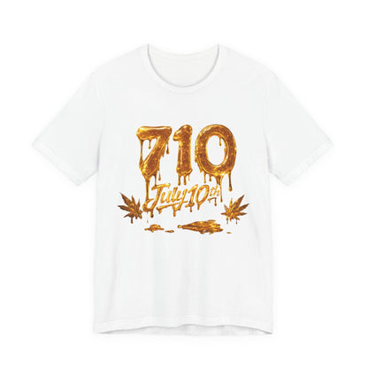 710 July 10th Dab Drip T-Shirt — "BubbaHood" Back Design