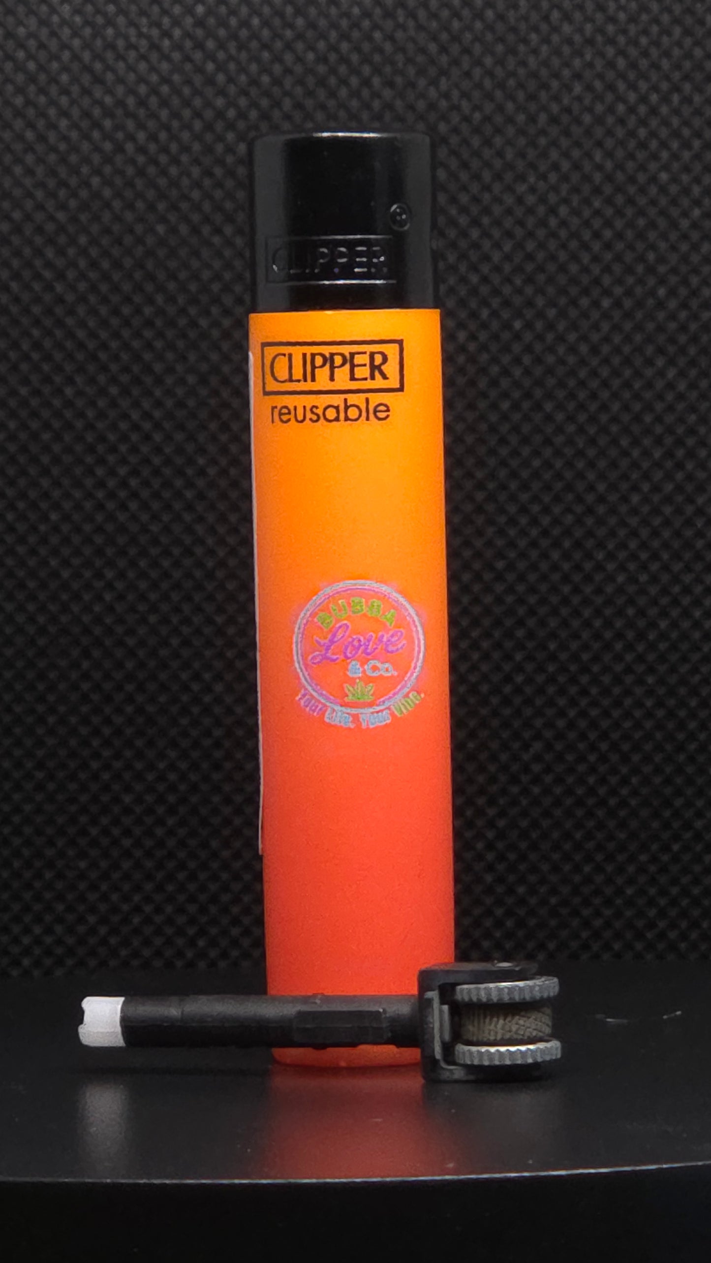 Bubba Love & Co. Gradient Micro Clipper Lighters – Collectible Neon Series