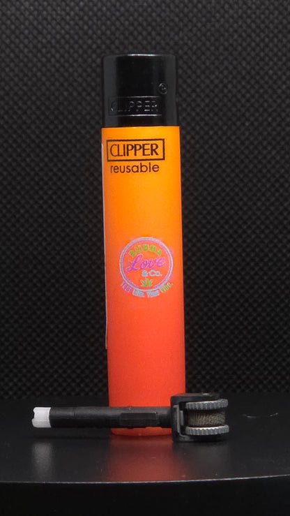 Bubba Love & Co. Gradient Micro Clipper Lighters – Collectible Neon Series