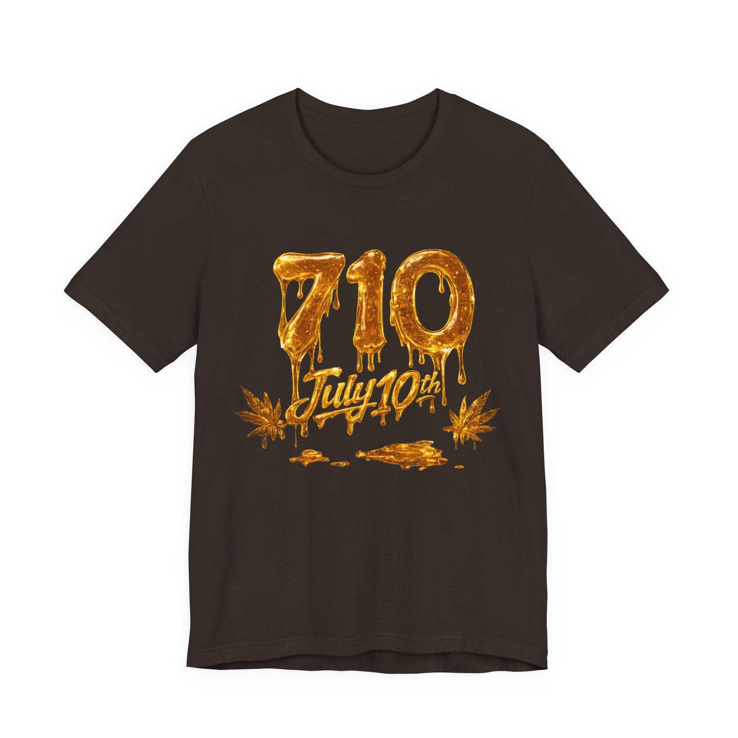 710 July 10th Dab Drip T-Shirt — "BubbaHood" Back Design