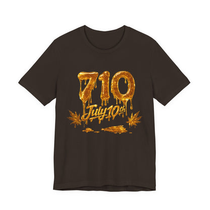710 July 10th Dab Drip T-Shirt — "BubbaHood" Back Design