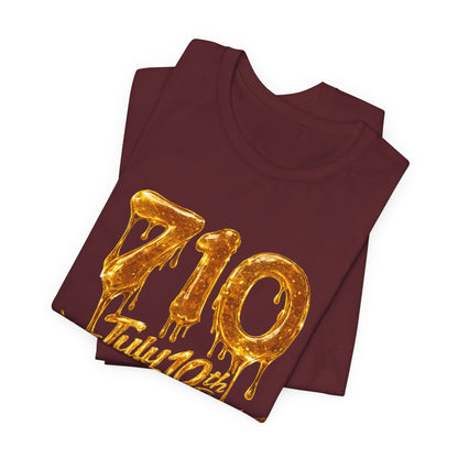 710 July 10th Dab Drip T-Shirt — "BubbaHood" Back Design