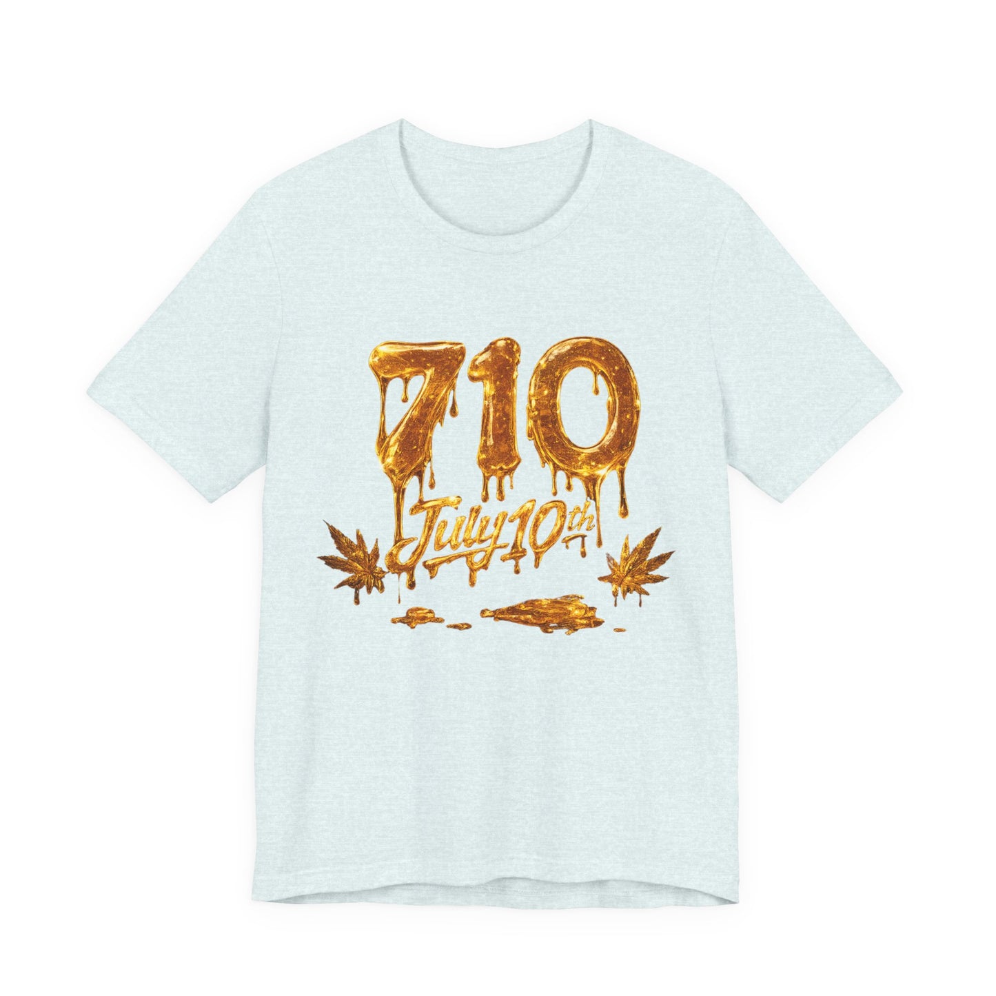 710 July 10th Dab Drip T-Shirt — "BubbaHood" Back Design