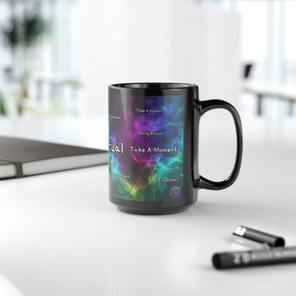 BLC Daily Ritual — 15oz Black Mug — Classic Large Coffee Cup