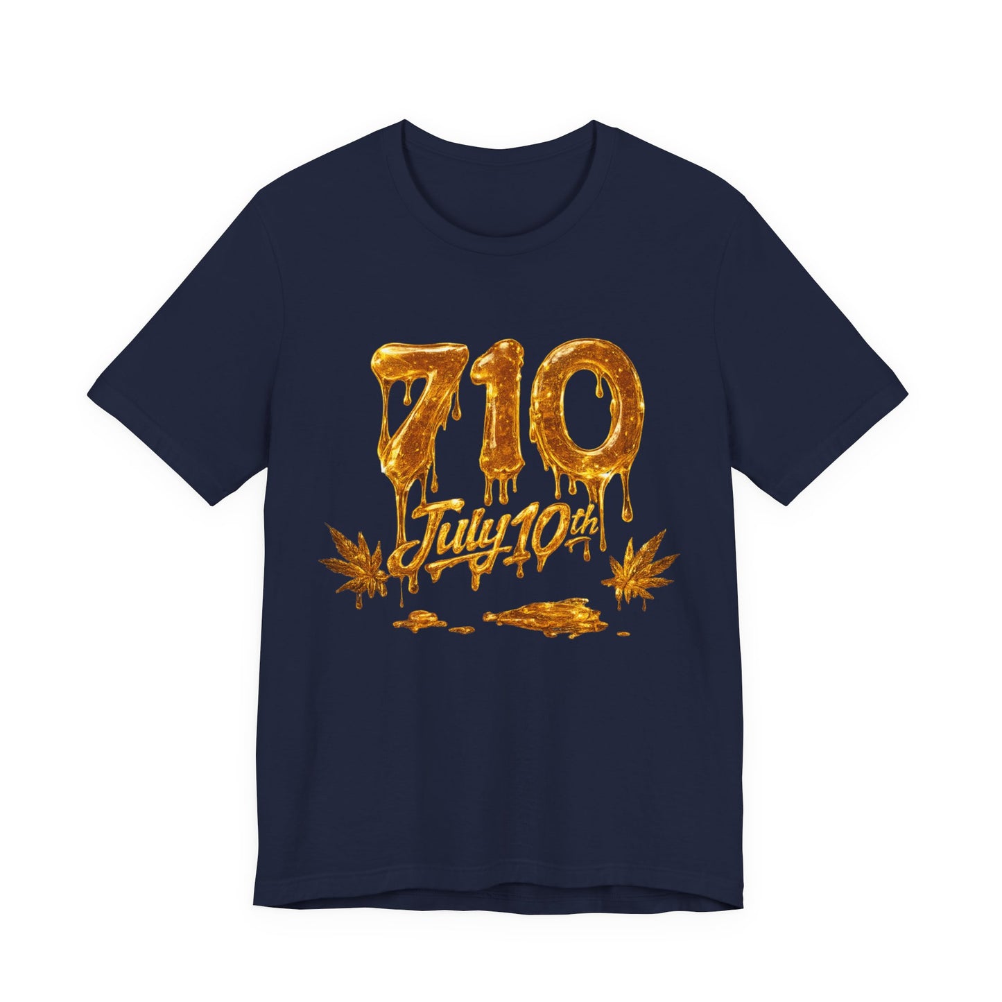 710 July 10th Dab Drip T-Shirt — "BubbaHood" Back Design