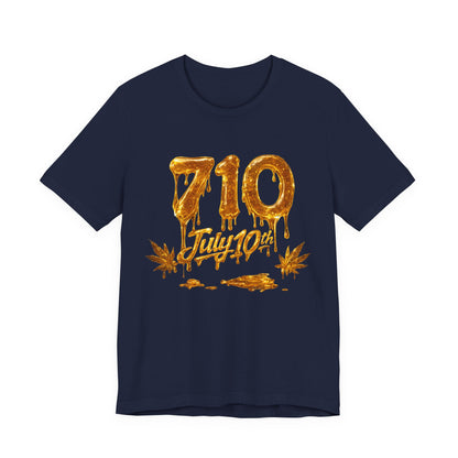 710 July 10th Dab Drip T-Shirt — "BubbaHood" Back Design
