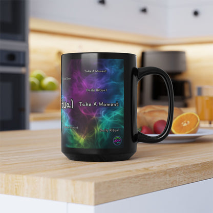 BLC Daily Ritual — 15oz Black Mug — Classic Large Coffee Cup