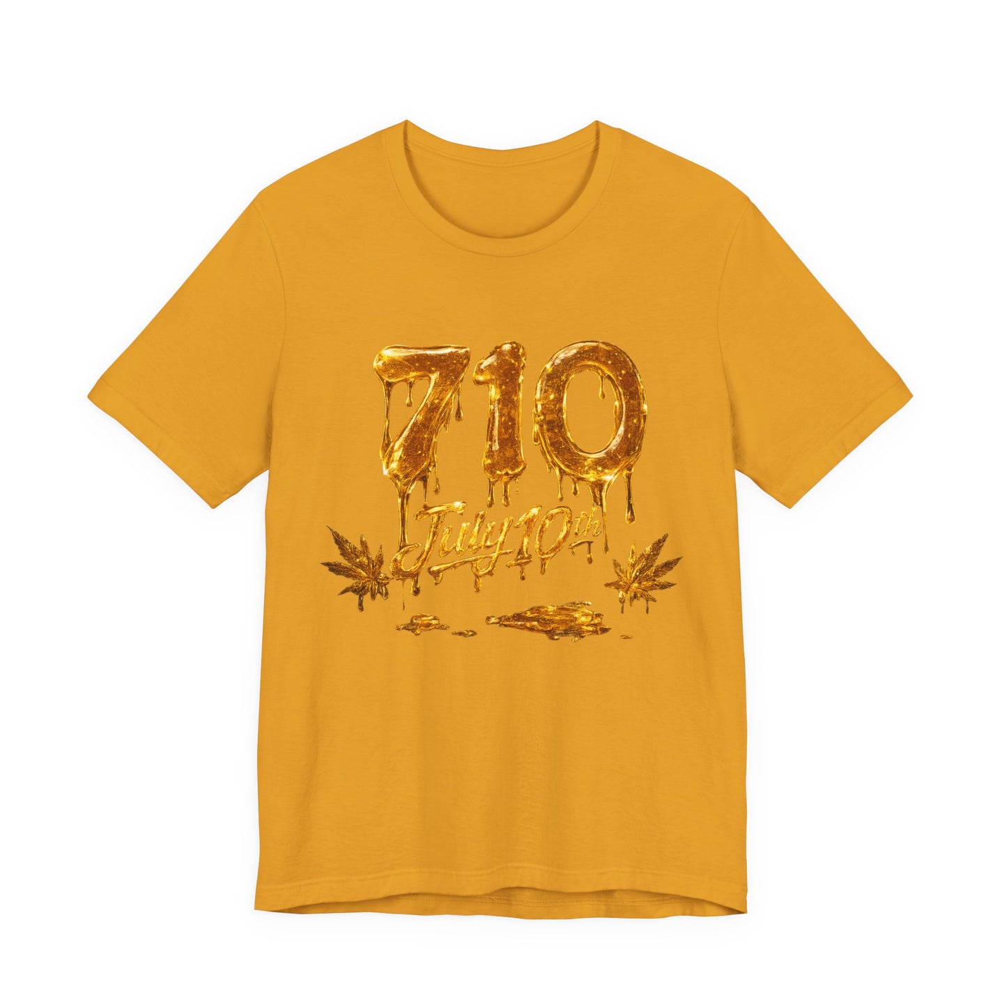 710 July 10th Dab Drip T-Shirt — "BubbaHood" Back Design