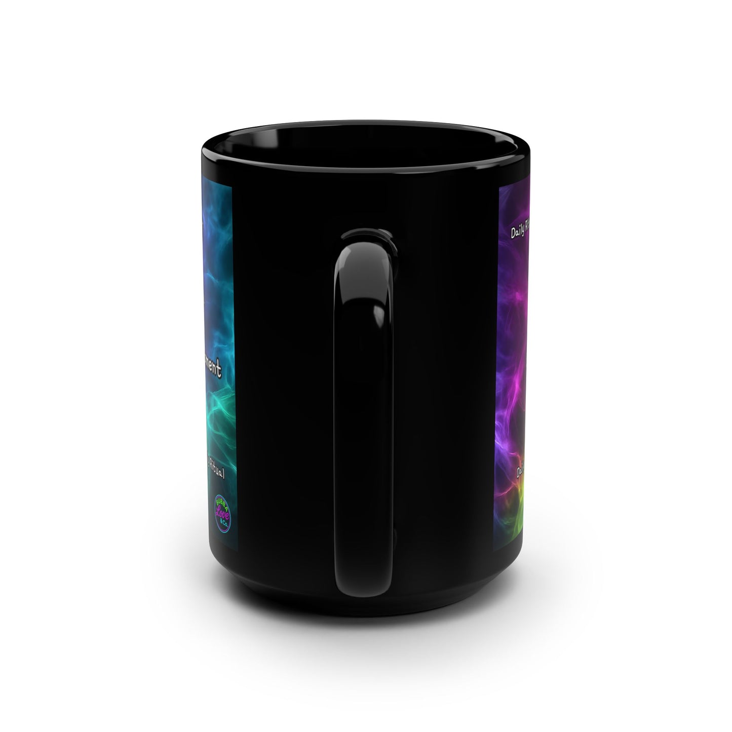 BLC Daily Ritual — 15oz Black Mug — Classic Large Coffee Cup