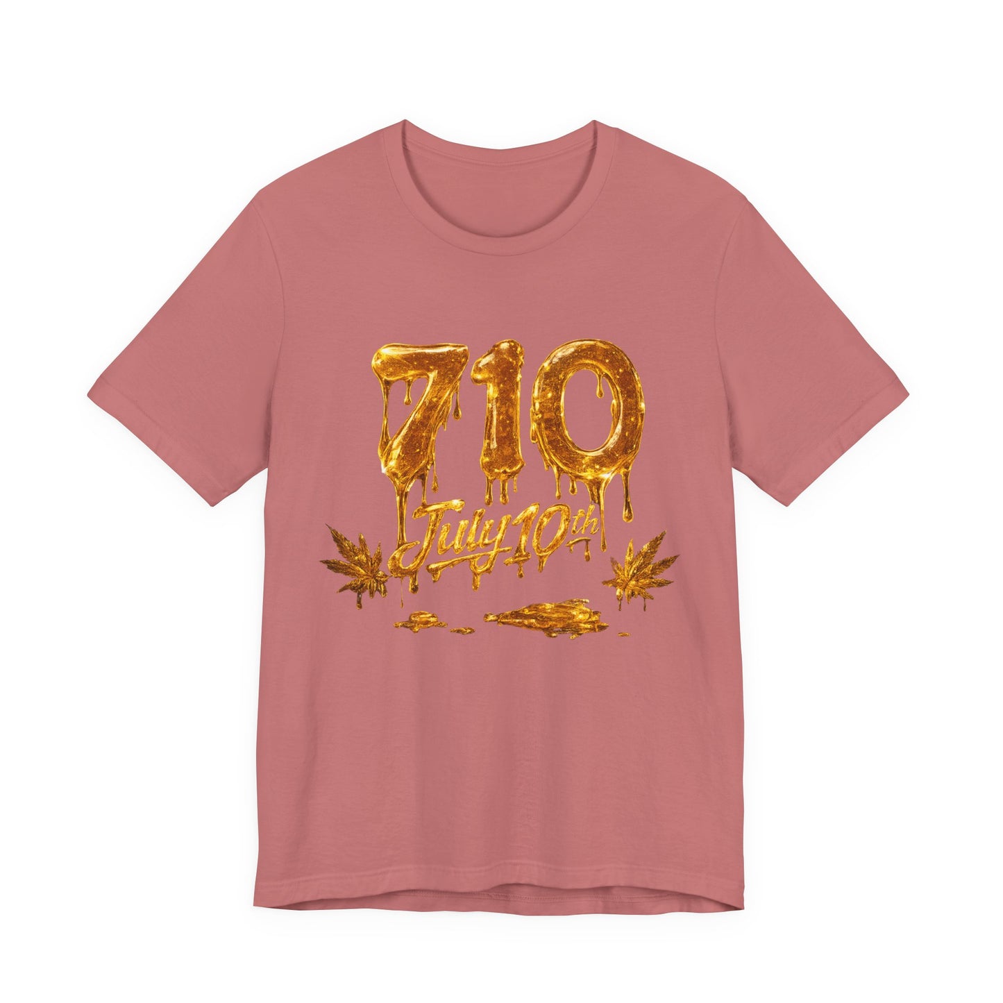 710 July 10th Dab Drip T-Shirt — "BubbaHood" Back Design