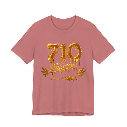 710 July 10th Dab Drip T-Shirt — "BubbaHood" Back Design
