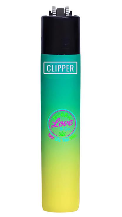 Bubba Love & Co. Gradient Micro Clipper Lighters – Collectible Neon Series