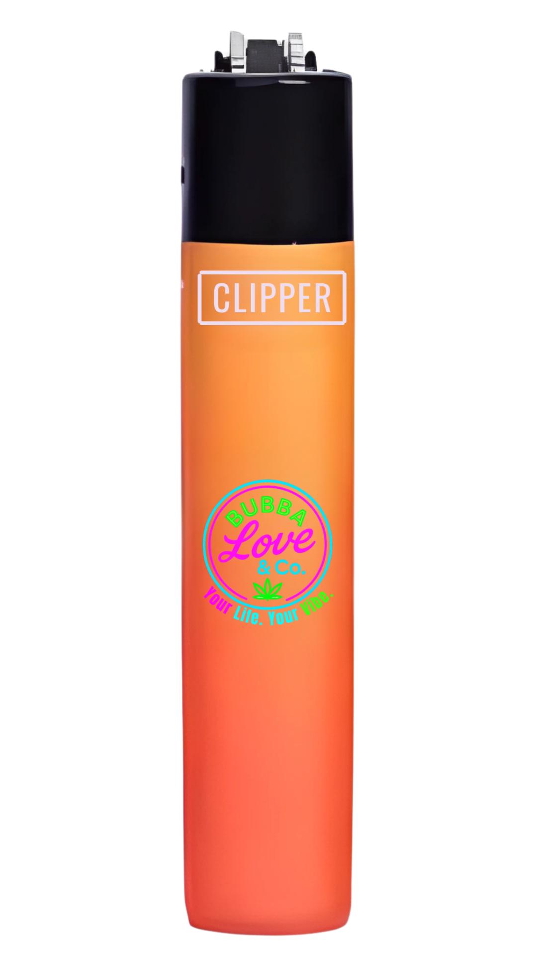 Bubba Love & Co. Gradient Micro Clipper Lighters – Collectible Neon Series
