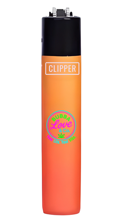 Bubba Love & Co. Gradient Micro Clipper Lighters – Collectible Neon Series