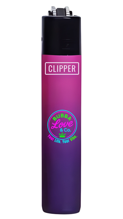 Bubba Love & Co. Gradient Micro Clipper Lighters – Collectible Neon Series